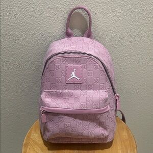 Jordan Monogram Mini Backpack (8L) Pink Glaze. 7A0761-AF4